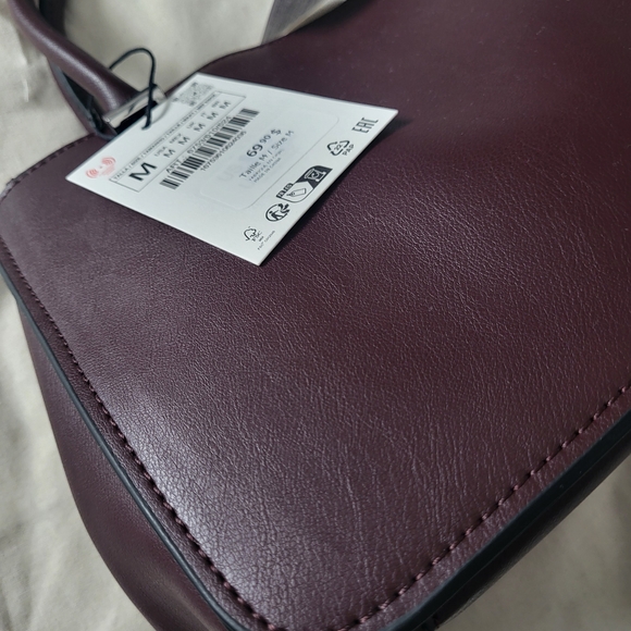 Zara Women's Purple Handbag - Picture 5 of 8